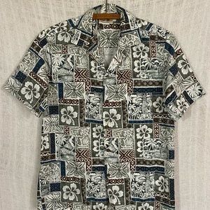 Winnie Fashion Made in Hawaii Mosaic Hawaiian Shirt